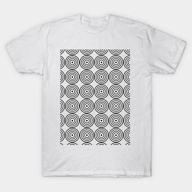 Abstract Circle Pattern T-Shirt by Applesix